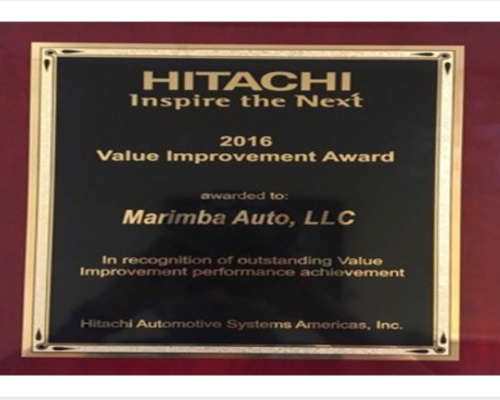 Hitachi Value Improvement Award