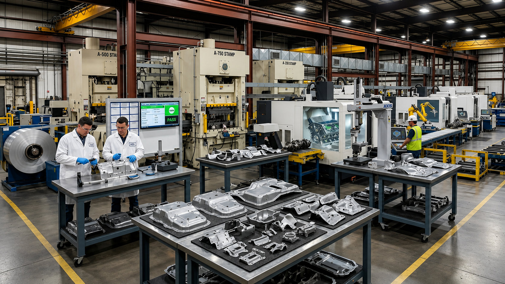 Automotive component manufacturing facility for OEM production